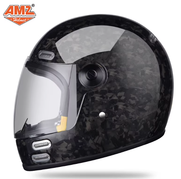 Carbon Fiber Lightweight Motorcycle Helmet - Helm full face serat karbon ringan