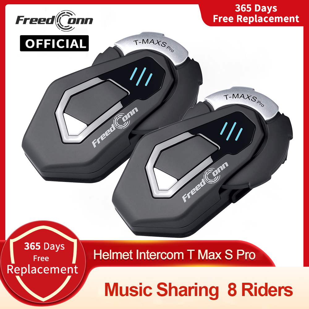 Universal Motorcycle Helmet Intercom Headset - FreedConn T Max S Pro Headset