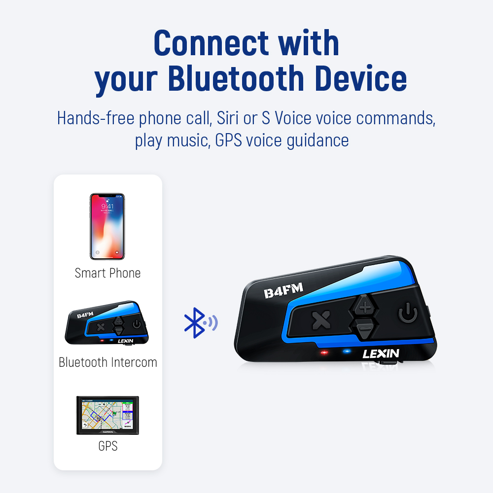 Lexin B4FM-X interkom Bluetoot - Universal Motorcycle Helmet Intercom Headset ulasan dan harga