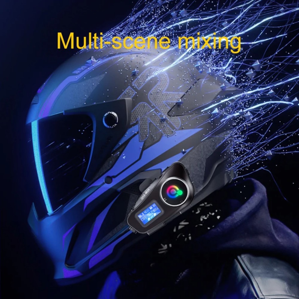 1 Atau 2 Buah Interkom Helm Mo - Universal Motorcycle Helmet Intercom Headset ulasan dan harga