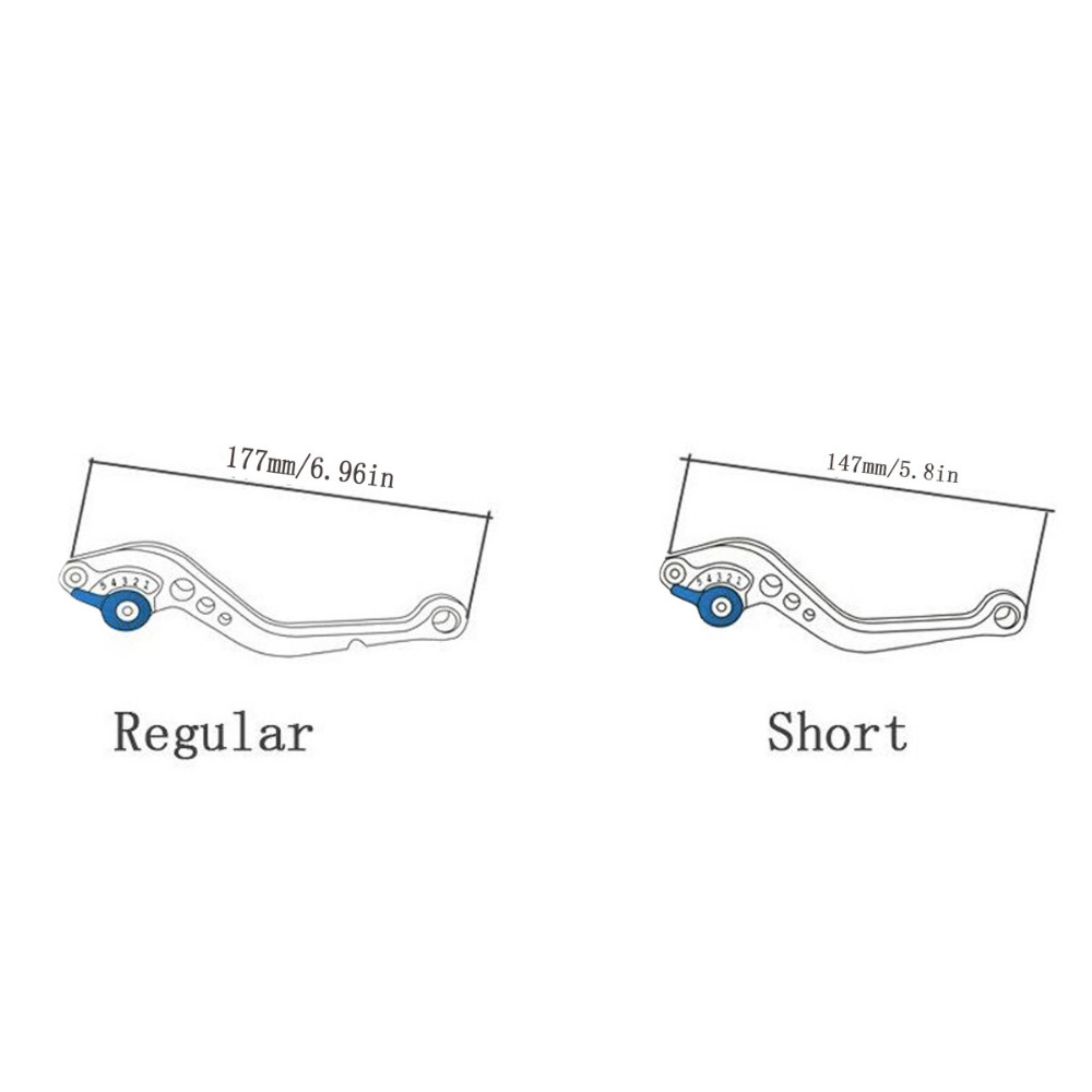 Untuk Yamaha MT07 MT09 2014-20 - Cnc Aluminum Adjustable Brake Clutch Levers ulasan dan harga