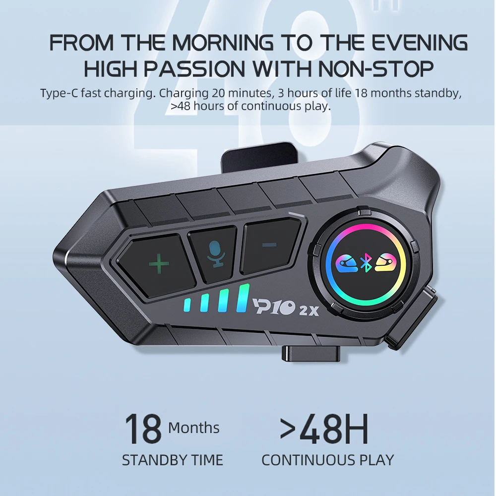 Kebidumei YP10 2X Headset Inte - Universal Motorcycle Helmet Intercom Headset ulasan dan harga