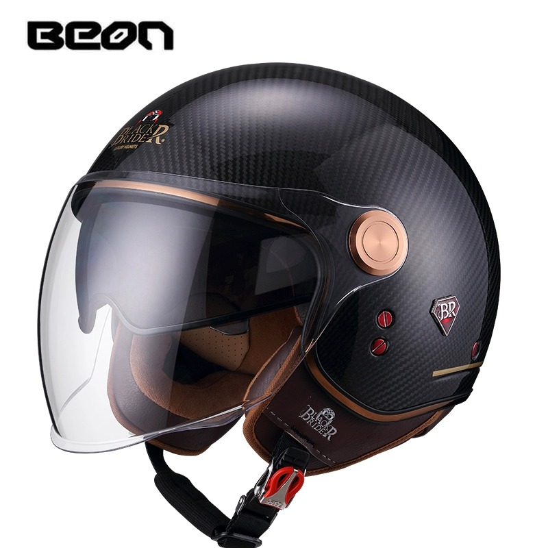 Helm Sepeda Motor BEON BR-20 S - Vintage Open Face Retro Helmet ulasan dan harga