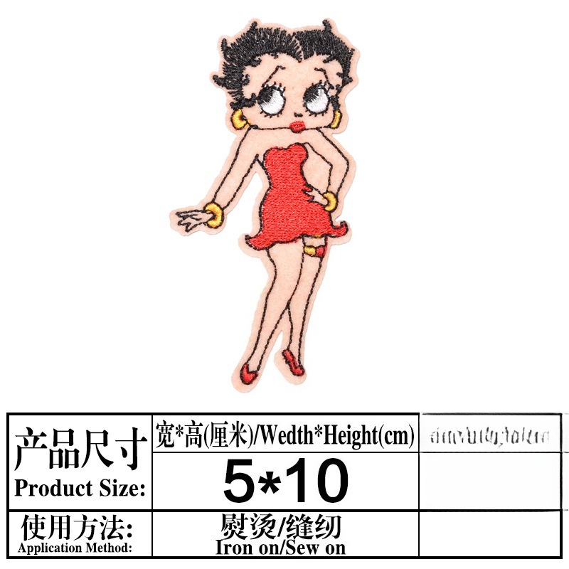 Patch Betty Boop dengan Cetak  - Atv Parts ulasan dan harga