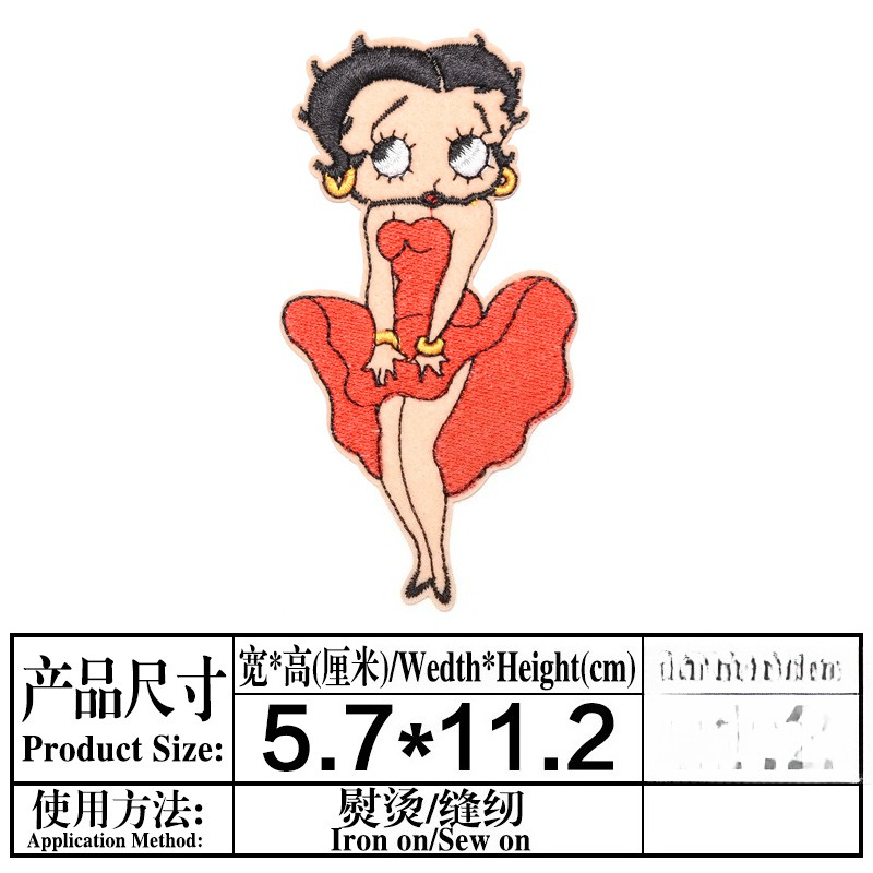 Patch Betty Boop dengan Cetak  - Atv Parts ulasan dan harga