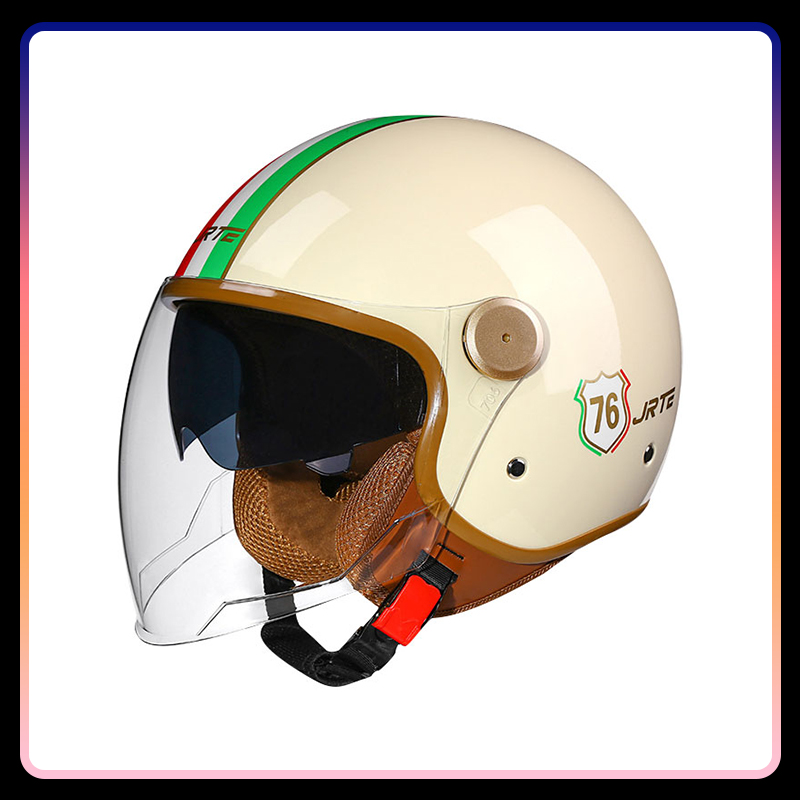 DOT Disetujui Retro Semi-terbu - Vintage Open Face Retro Helmet ulasan dan harga