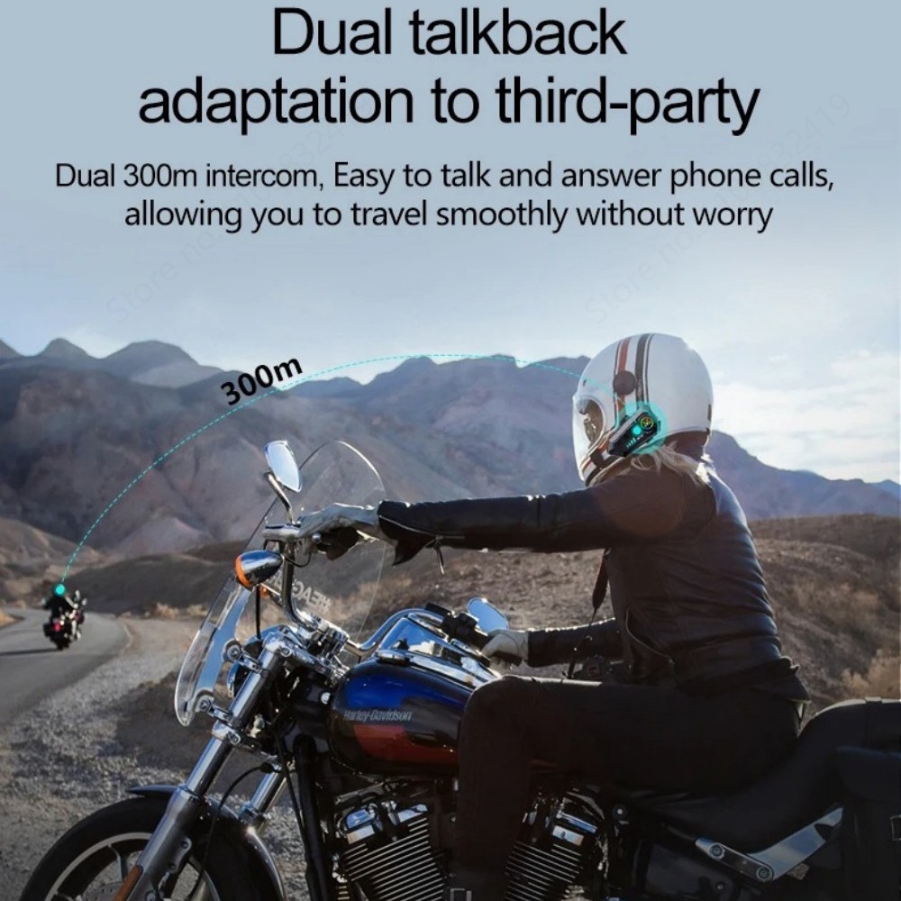 Baru 1 atau 2 PCS Helm Motor I - Universal Motorcycle Helmet Intercom Headset ulasan dan harga