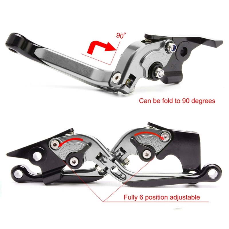 Untuk MT-10 MT10 Mt 10 2016-20 - Cnc Aluminum Adjustable Brake Clutch Levers ulasan dan harga
